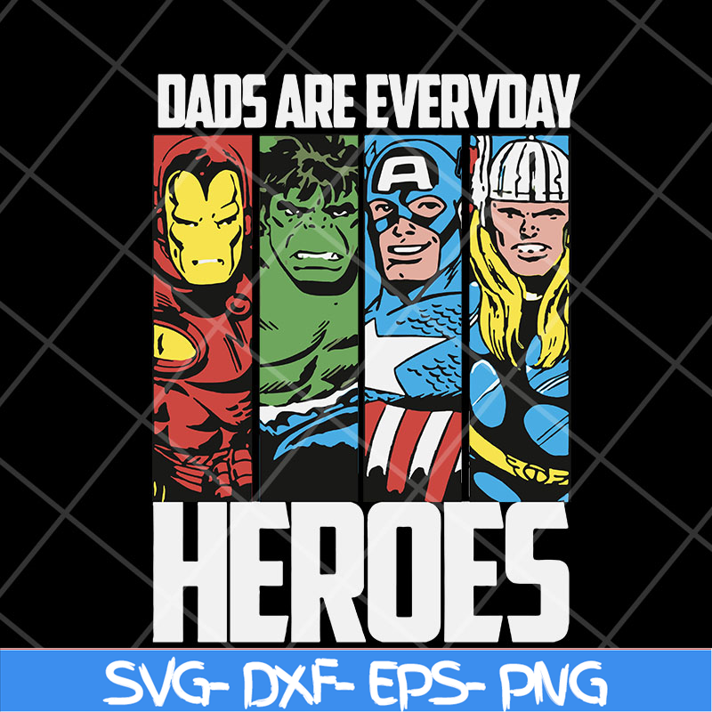 FTD29042102-Dad are everyday heroes svg, Fathers day svg, png, dxf, eps digital file FTD29042102.jpg