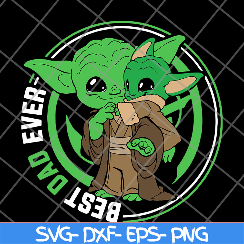 FTD29052143-Yoda and baby yoda best dad ever svg, png, dxf, eps digital file FTD29052143.jpg