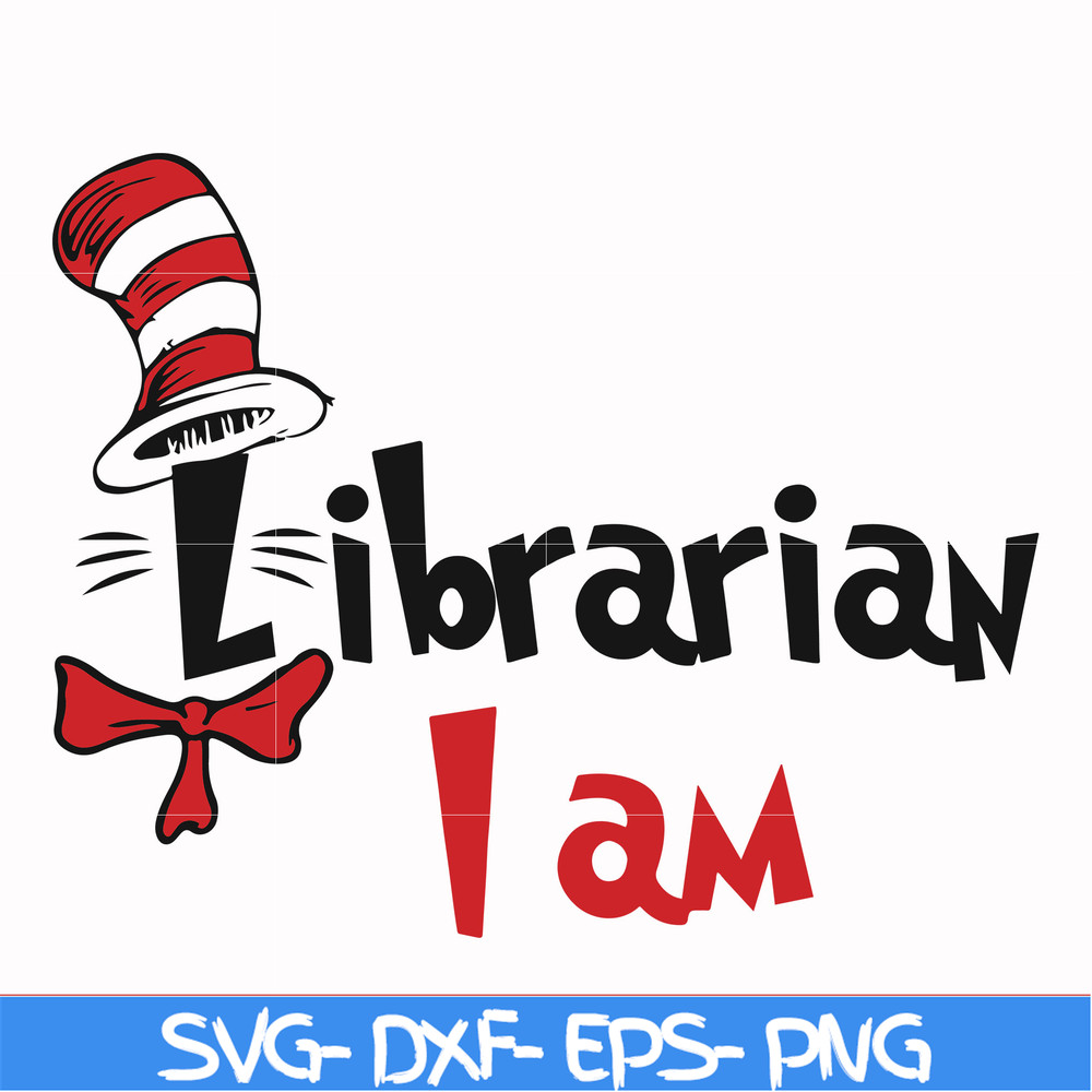 DR000132-Librarian I am svg, png, dxf, eps file DR000132.jpg