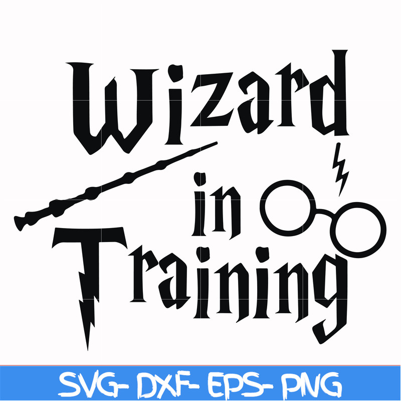 HRPT0001-Wizard in training svg, png, dxf, eps file HRPT0001.jpg