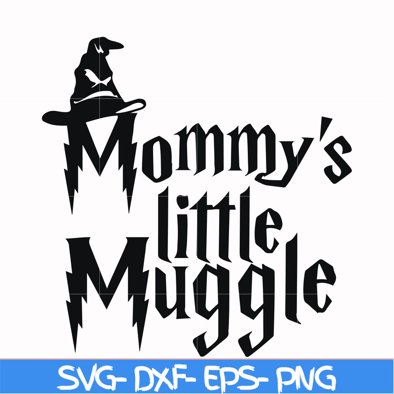 HRPT00013-Mommy's little muggle svg, png, dxf, eps file HRPT00013.jpg