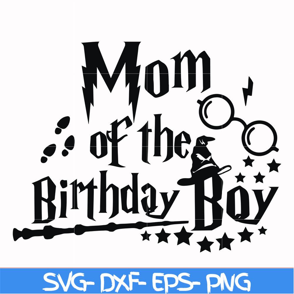 HRPT00017-Mom of the birthday boy svg, png, dxf, eps file HRPT00017.jpg