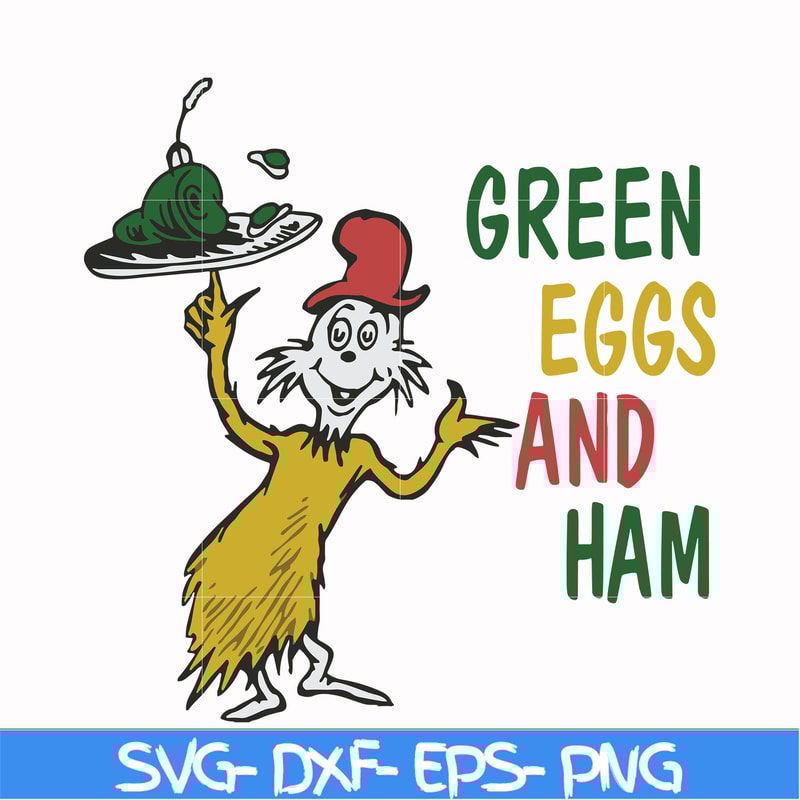 DR000126-Green eggs and ham svg, png, dxf, eps file DR000126.jpg