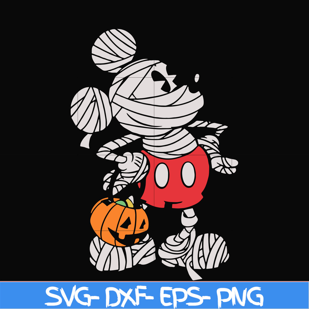 HLW0131-Mickey mouse halloween mummy svg, png, dxf, eps digital file HLW0131.jpg
