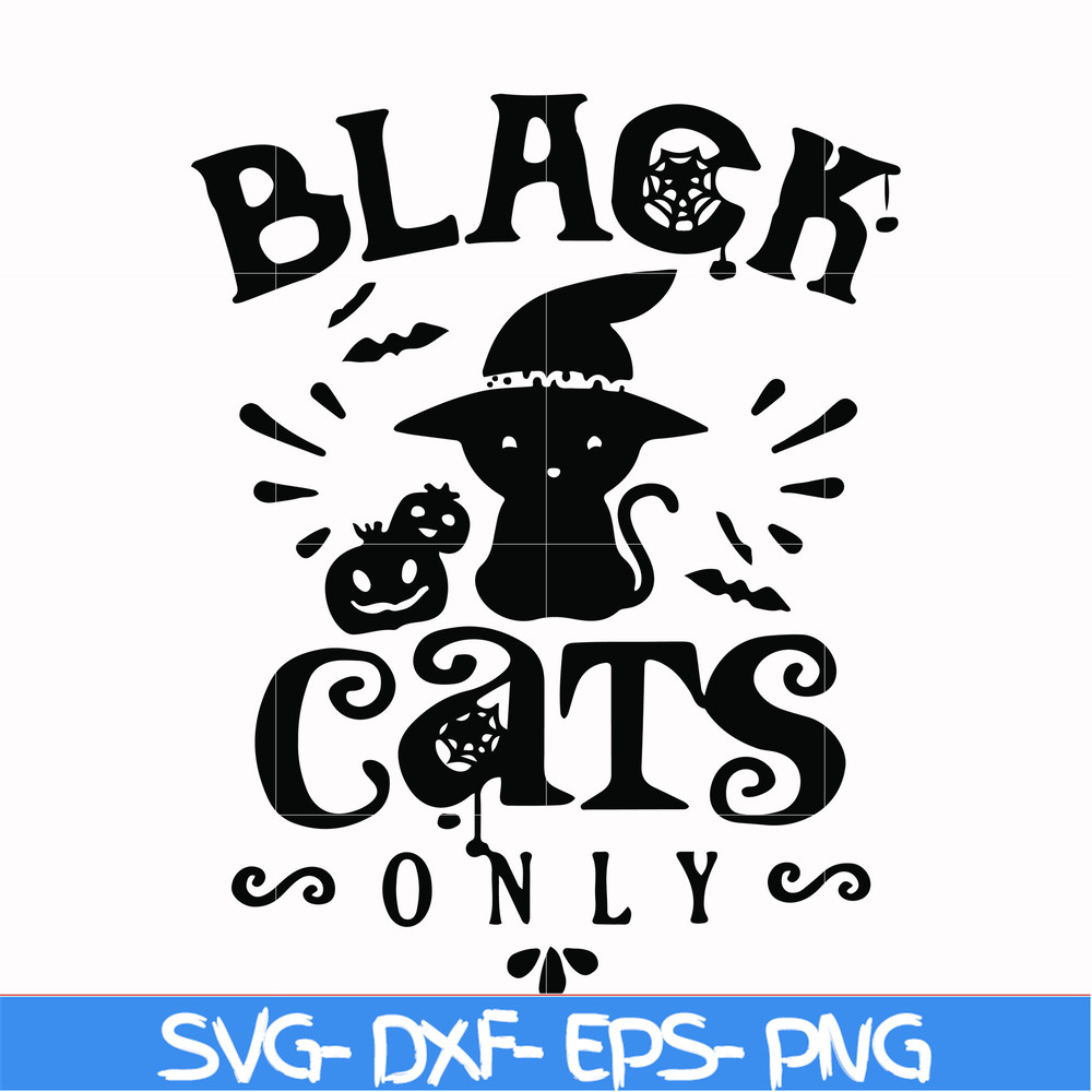 HLW21072019-Black cat only svg, halloween svg, png, dxf, eps digital file HLW2107219.jpg