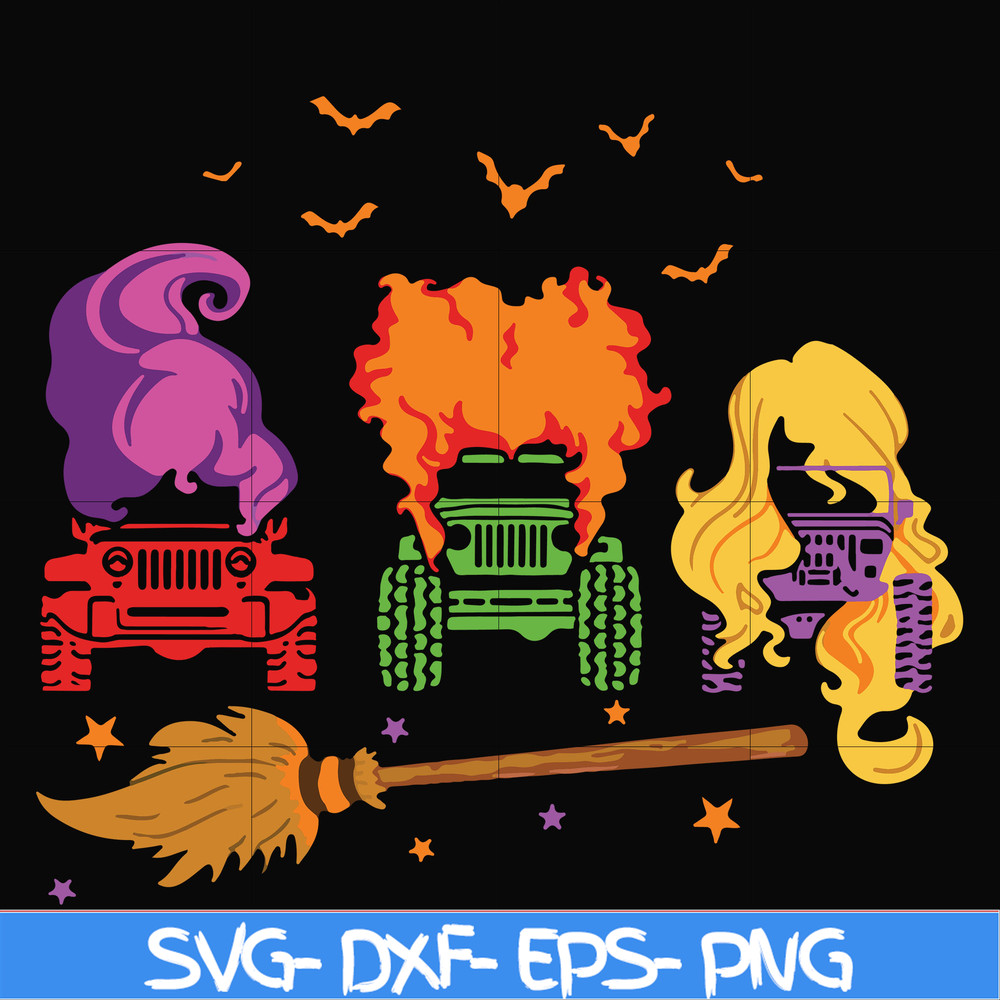 HLW23072010-Witch car svg, halloween svg, png, dxf, eps digital file HLW2307210.jpg