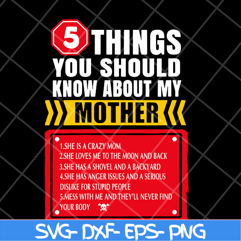 MTD23042103-5 Thing You Should Know Funny Loving Unique Mother’s Day svg, Mother's day svg, eps, png, dxf digital file MTD23042103.jpg