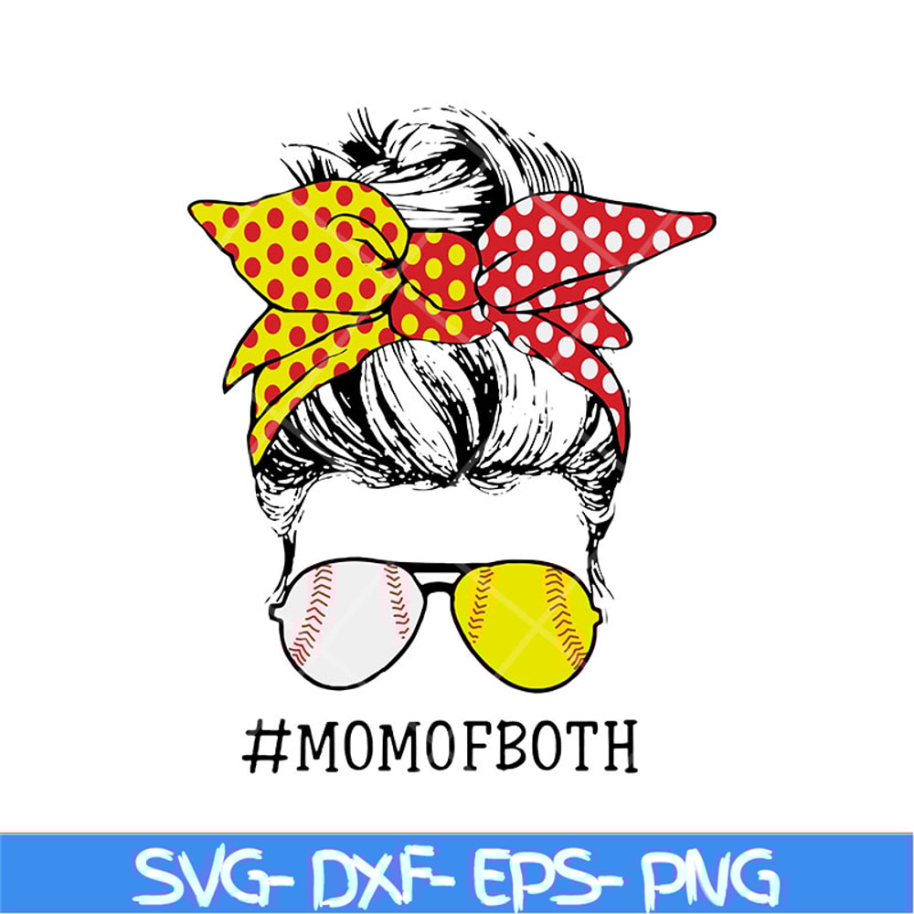 MTD23042149-Womens mom of both messy bun svg, Mother's day svg, eps, png, dxf digital file MTD23042149.jpg