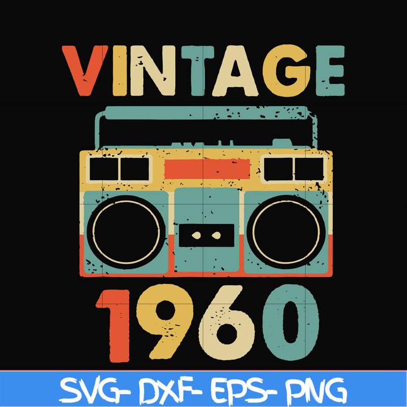 NBD0002-Vintage November 1960 svg, png, dxf, eps digital file NBD0002.jpg
