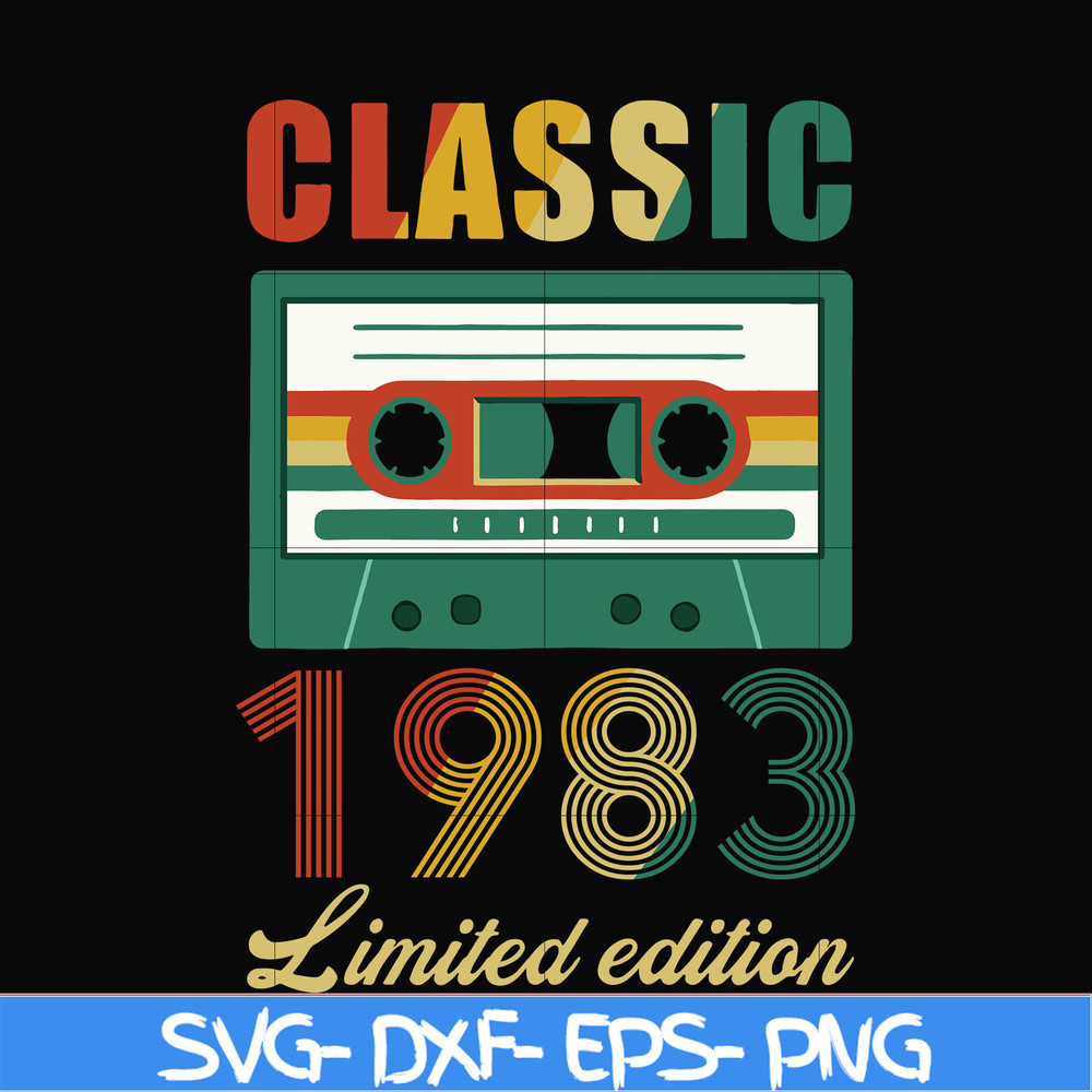 NBD0055-Classic 1983 limited edition svg, png, dxf, eps digital file NBD0055.jpg