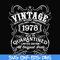 NBD0105-Vintage 1978 age in quarantined limited edition svg, limited edition svg, 1978 birthday svg, png, dxf, eps digital file NBD0105.jpg