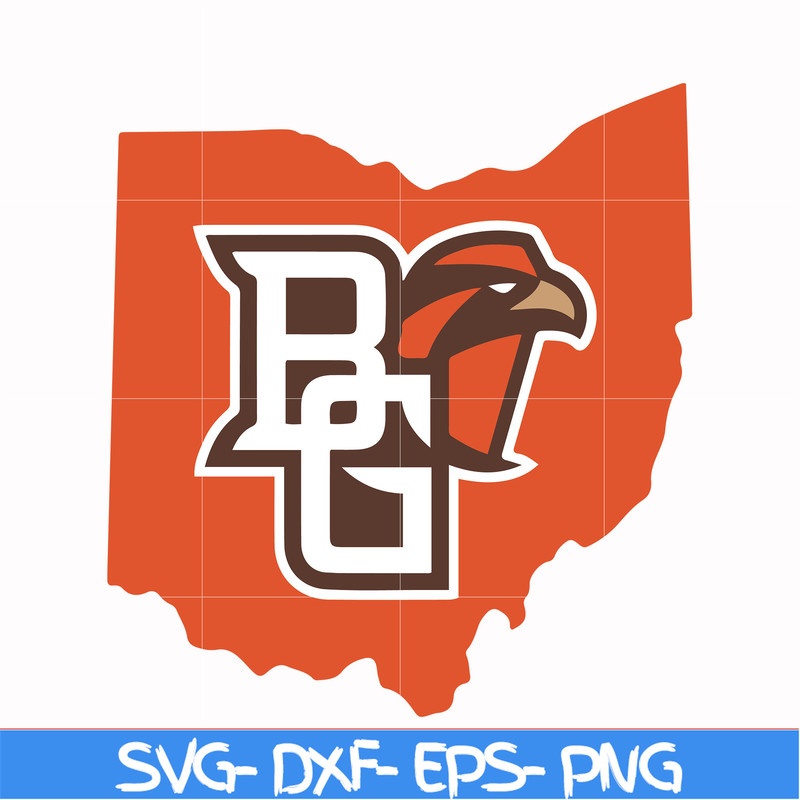 NCAA0000230-Bowling Green Falcons svg, png, dxf, eps file NCAA0000230.jpg