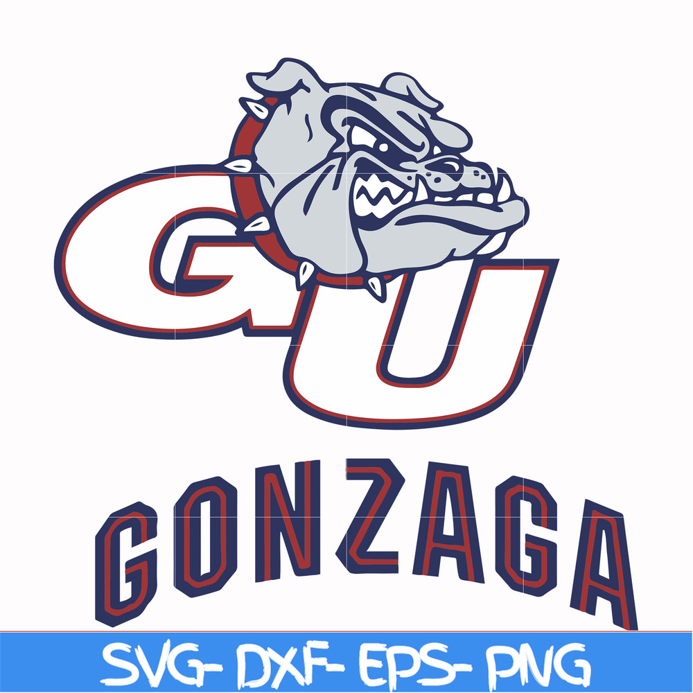 NCAA0000255-Gonzaga Bulldogs svg, png, dxf, eps file NCAA0000255.jpg