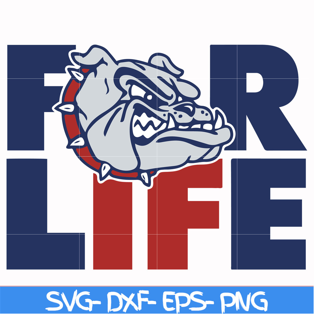 NCAA0000260-Gonzaga Bulldogs svg, png, dxf, eps file NCAA0000260.jpg