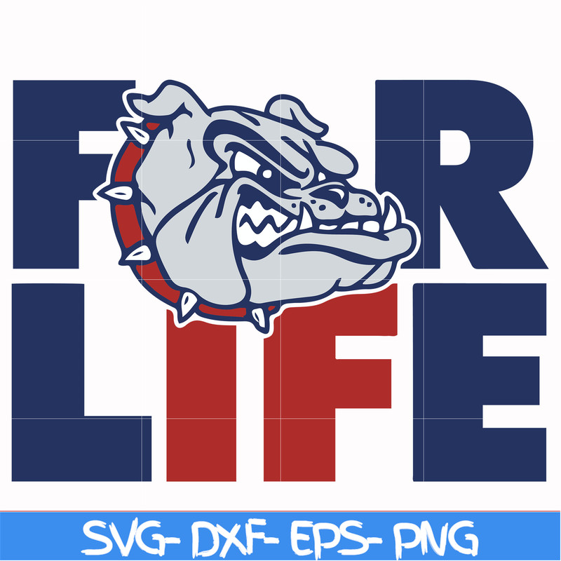 NCAA0000260-Gonzaga Bulldogs svg, png, dxf, eps file NCAA0000260.jpg