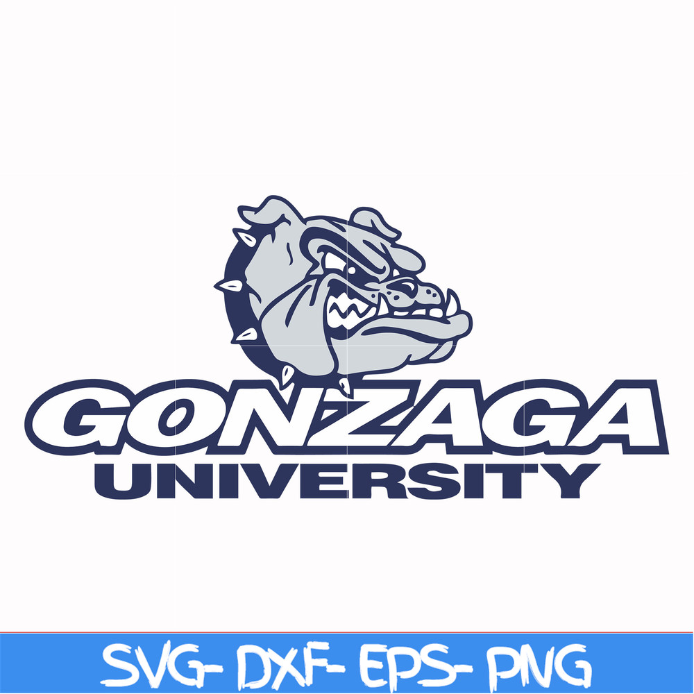 NCAA0000265-Gonzaga Bulldogs svg, png, dxf, eps file NCAA0000265.jpg