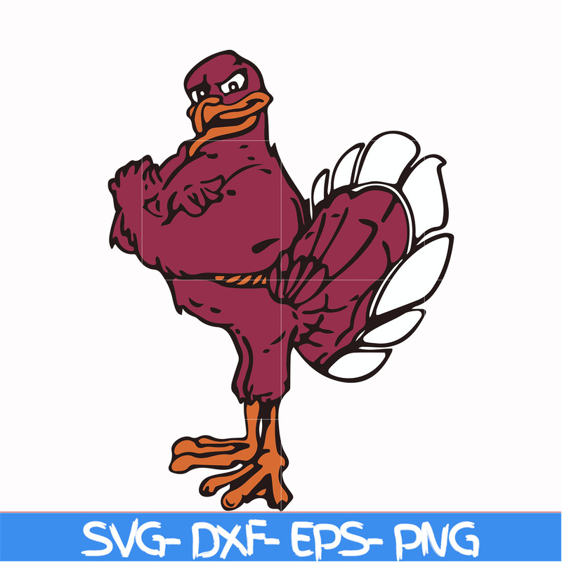 NCAA0000324-Virginia Tech Hokies svg, png, dxf, eps file NCAA0000324.jpg