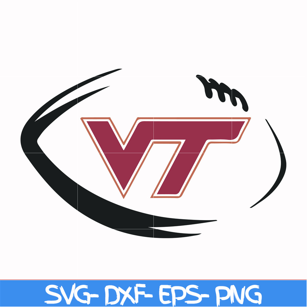 NCAA0000328-Virginia Tech Hokies svg, png, dxf, eps file NCAA0000328.jpg