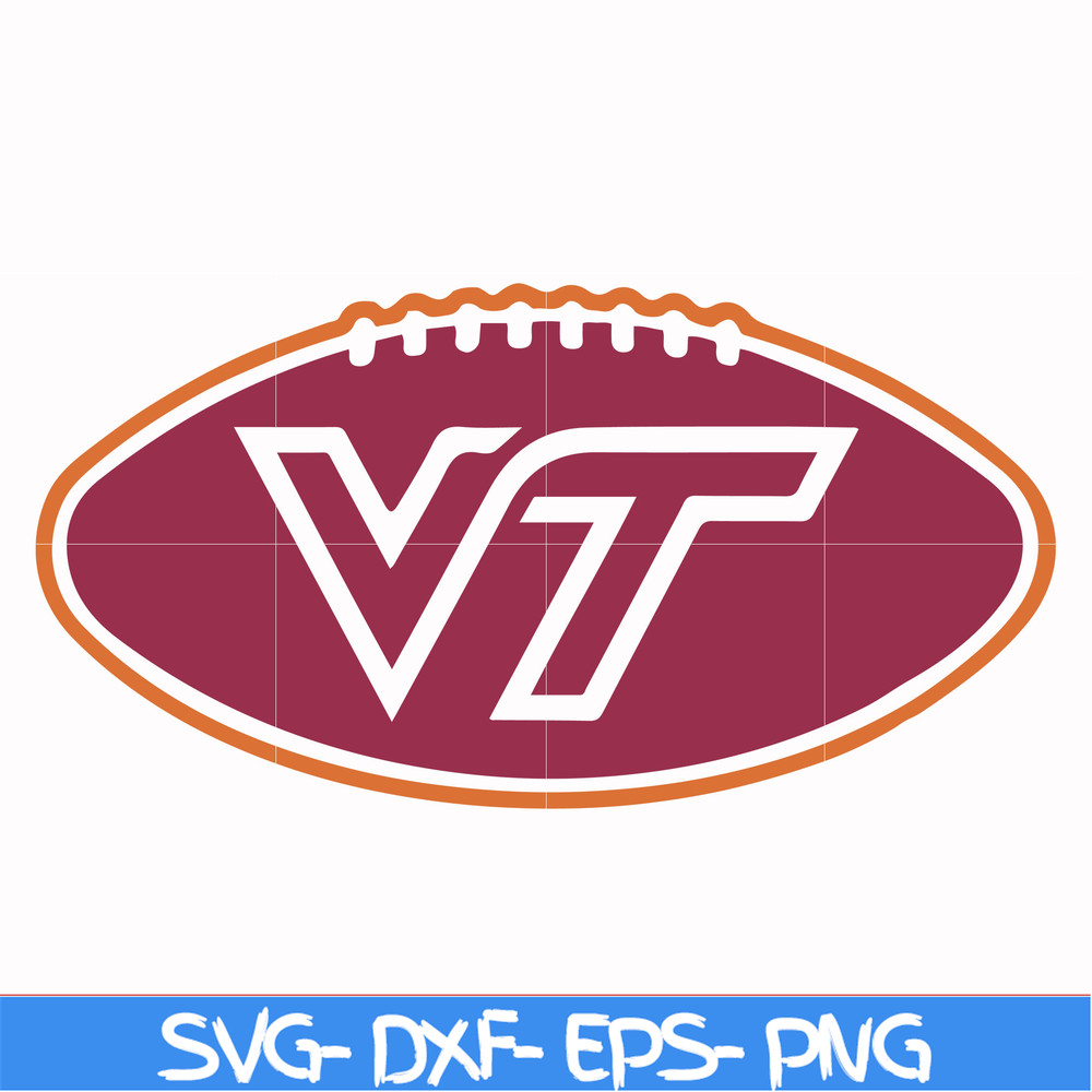 NCAA0000329-Virginia Tech Hokies svg, png, dxf, eps file NCAA0000329.jpg