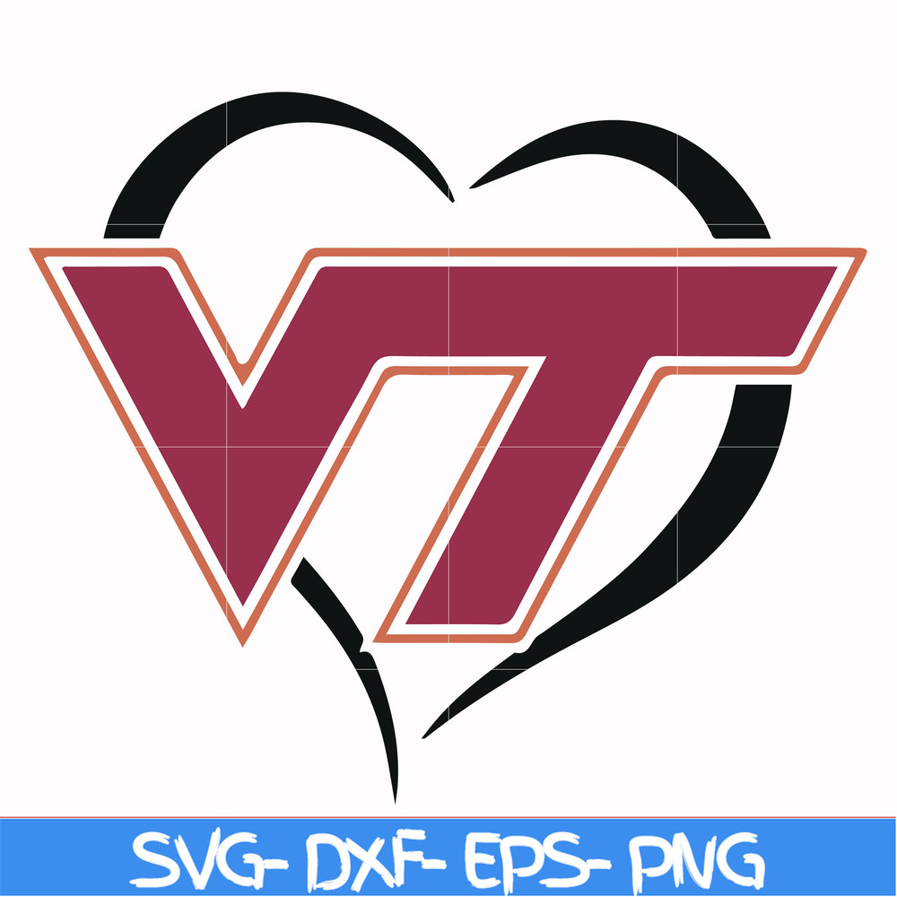 NCAA0000330-Virginia Tech Hokies svg, png, dxf, eps file NCAA0000330.jpg