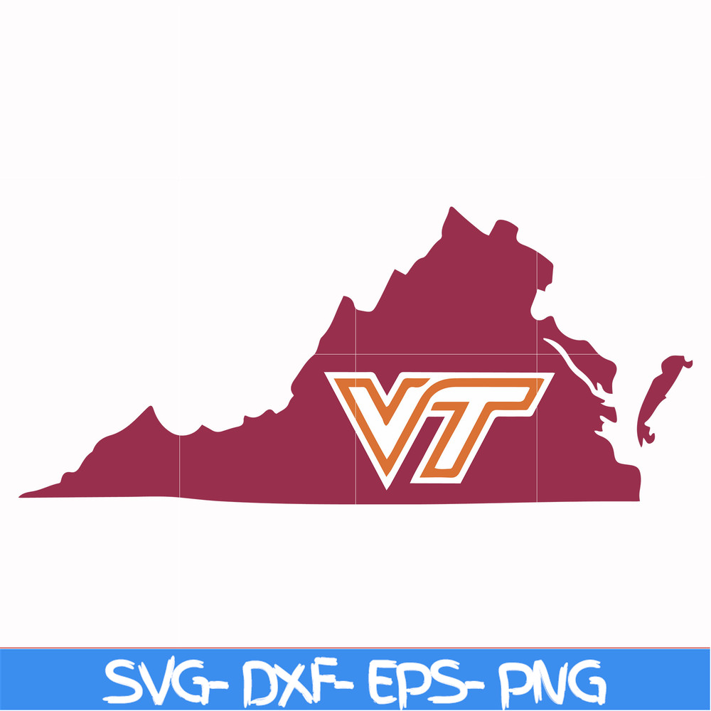NCAA0000334-Virginia Tech Hokies svg, png, dxf, eps file NCAA0000334.jpg