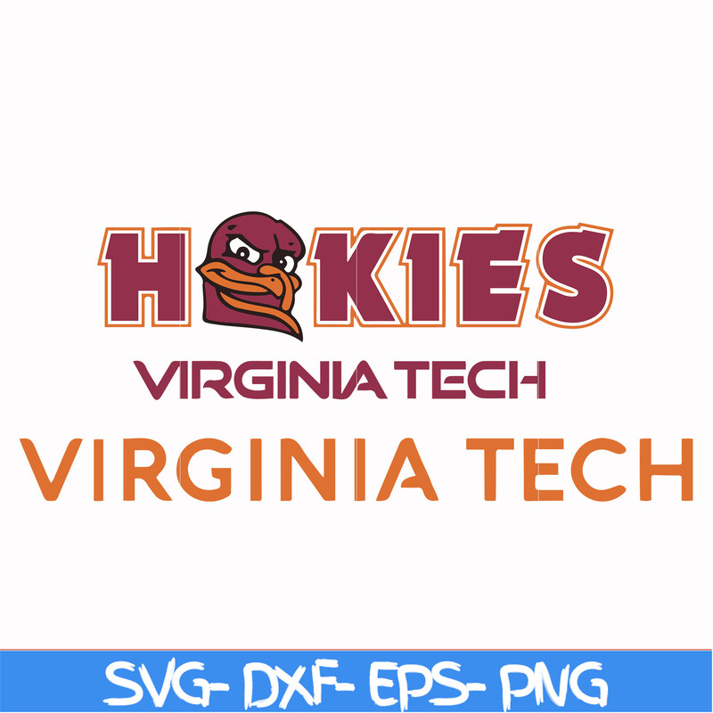 NCAA0000337-Virginia Tech Hokies svg, png, dxf, eps file NCAA0000337.jpg