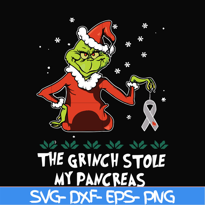 NCRM13072010-The grinch stole my pancreas svg, png, dxf, eps digital file NCRM13072010.jpg