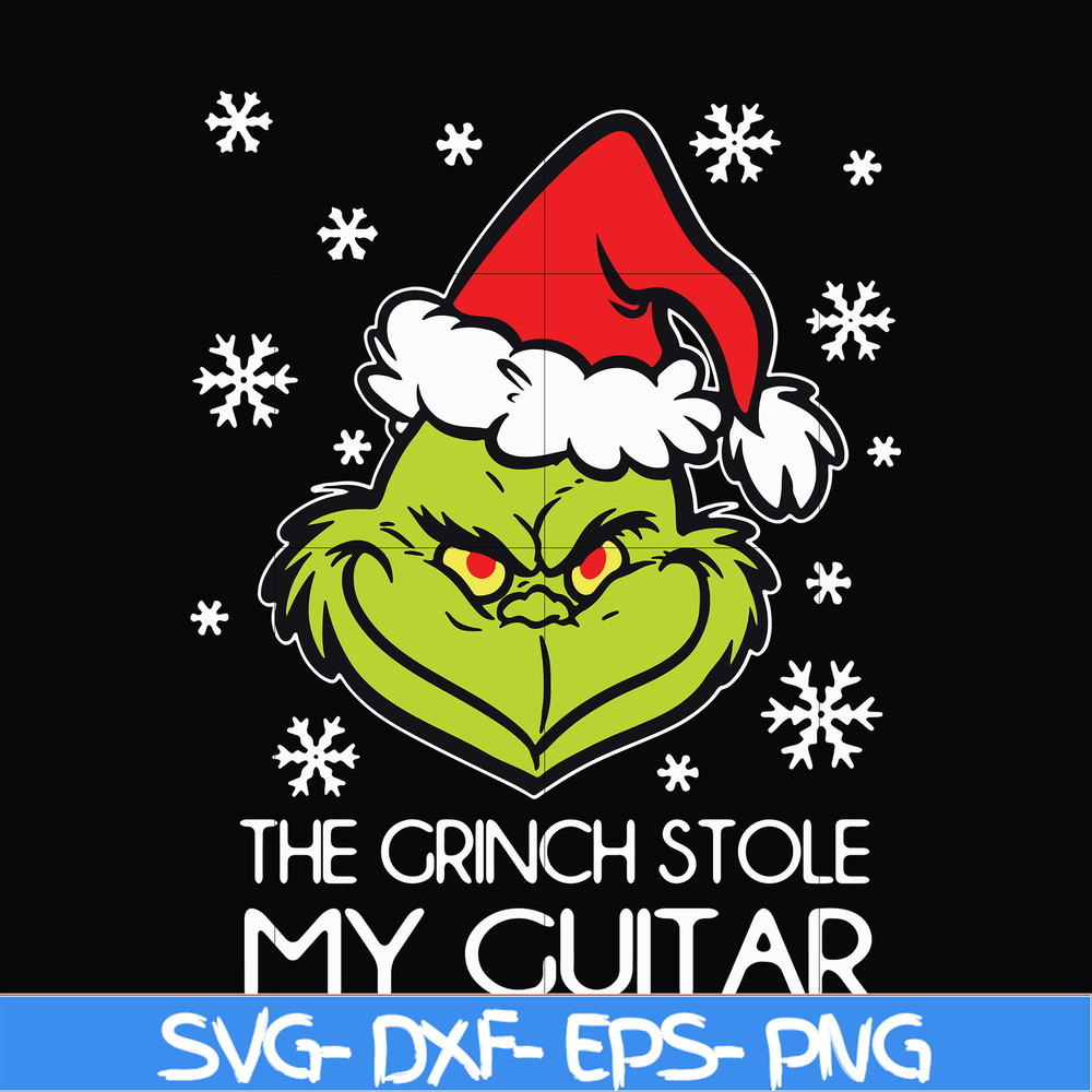 NCRM1307209-The grinch stole my guitar svg, png, dxf, eps digital file NCRM1307209.jpg