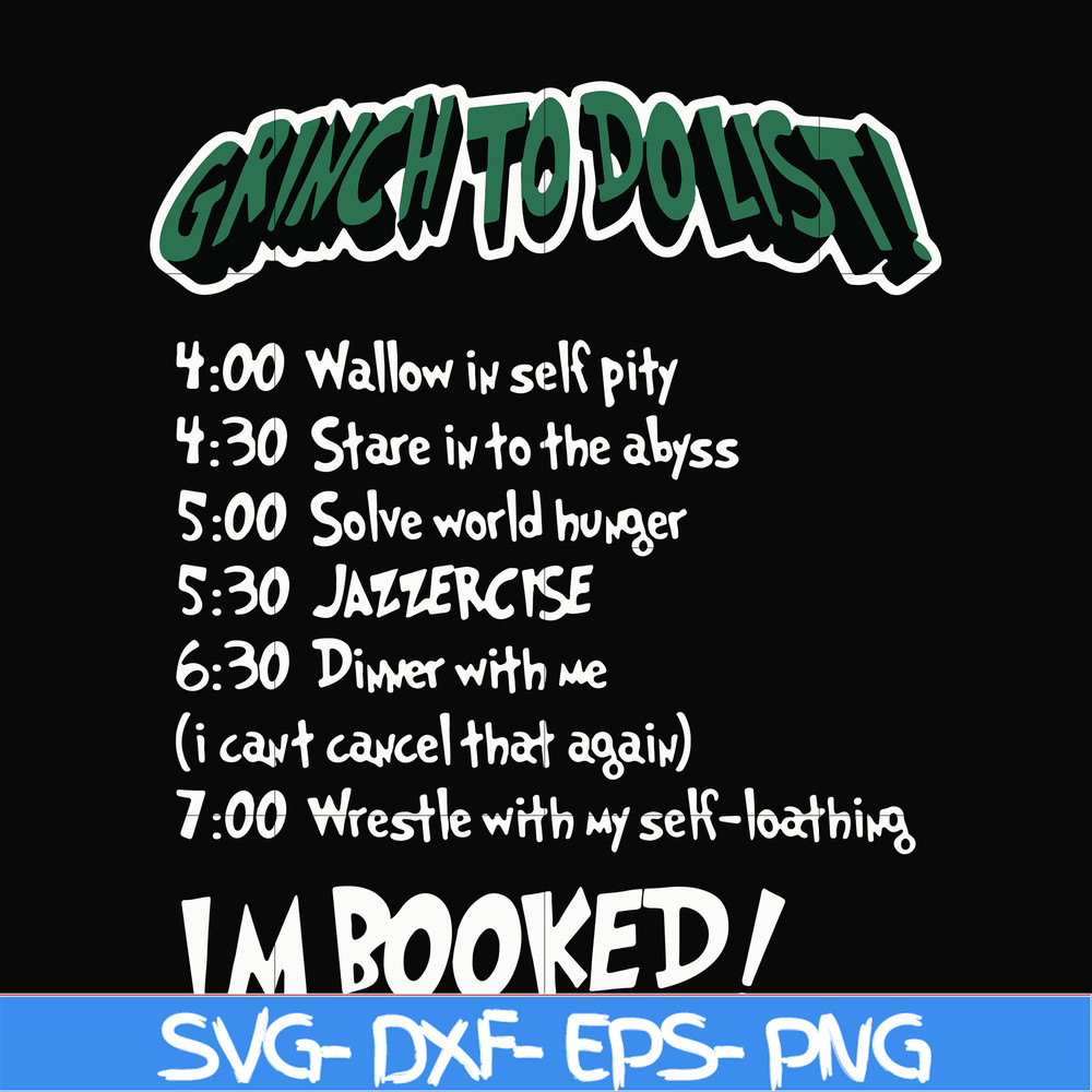 NCRM16072011-Grinch to do list svg, christmas svg, png, dxf, eps digital file NCRM16072011.jpg