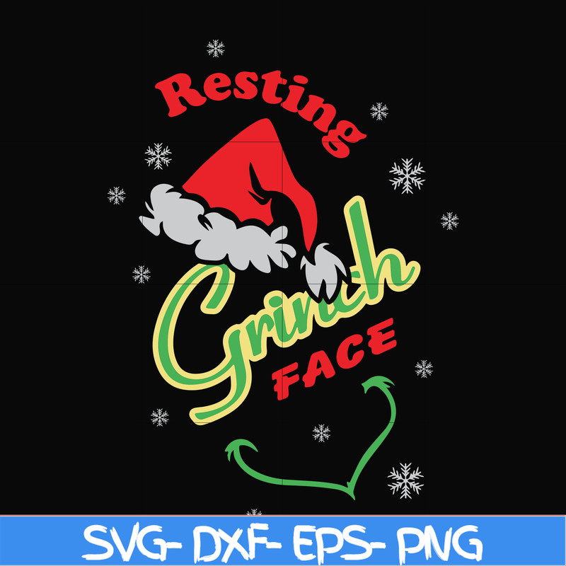NCRM16072012-Resting grinch face svg, christmas svg, png, dxf, eps digital file NCRM16072012.jpg