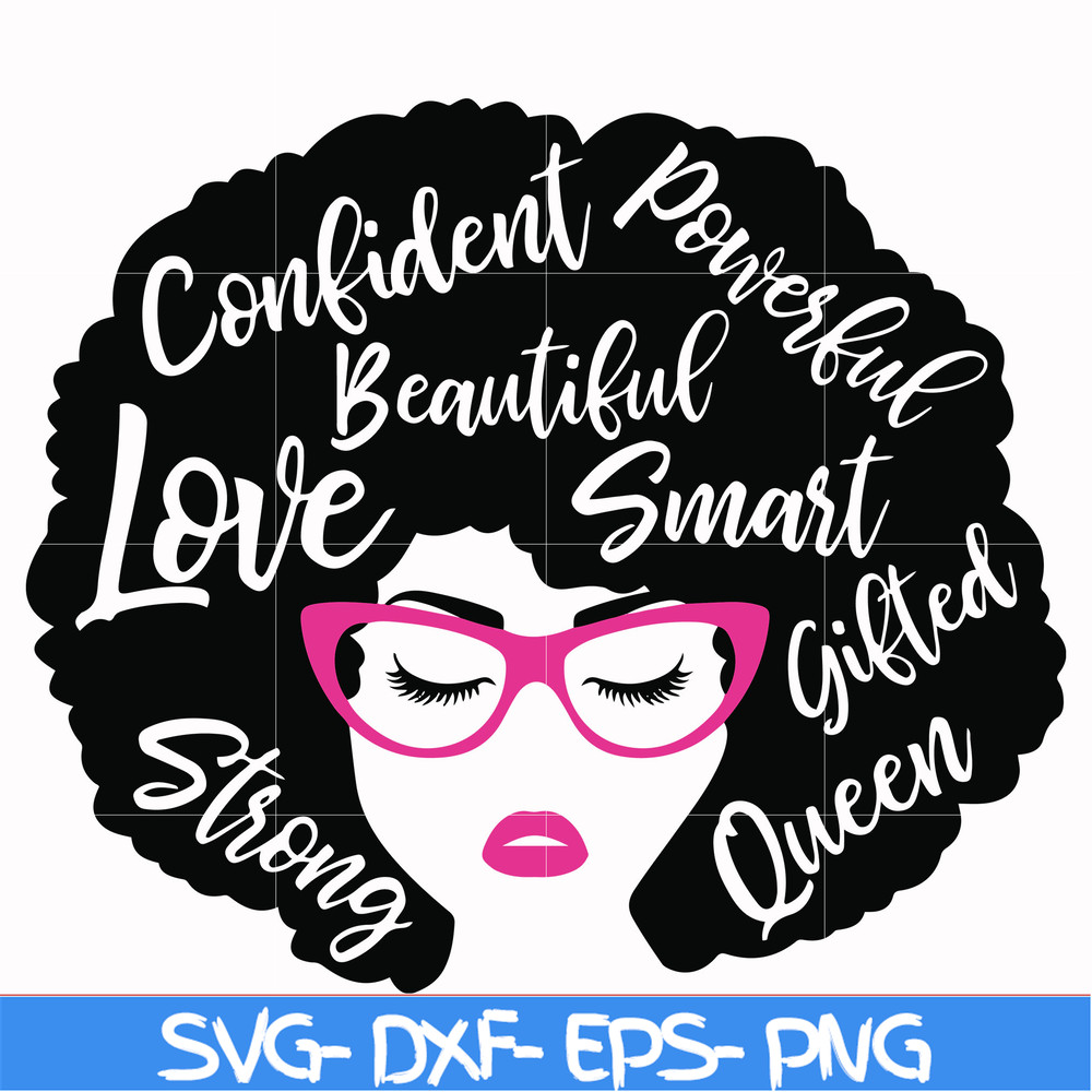 OTH0004-Unbothered Black Girl Svg, Afro Woman Svg, African American Woman svg, png, dxf, eps file OTH0004.jpg