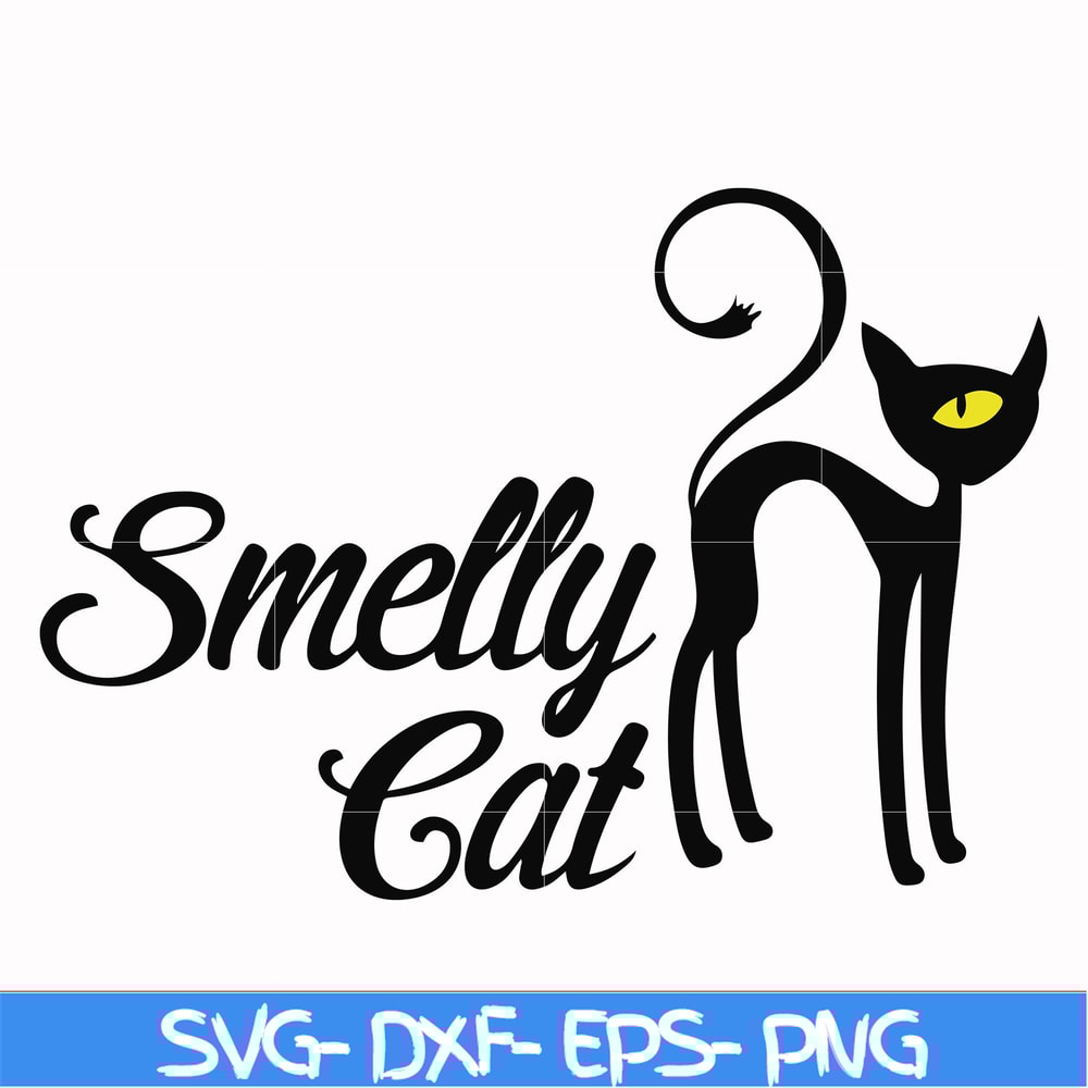 FN0001004-Smelly cat svg, png, dxf, eps file FN0001004.jpg