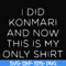 FN000501-I did konmari and now this is my only shirt svg, png, dxf, eps file FN000501.jpg
