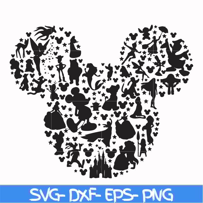 FN00062-Mickey svg, png, dxf, eps file FN00062.jpg