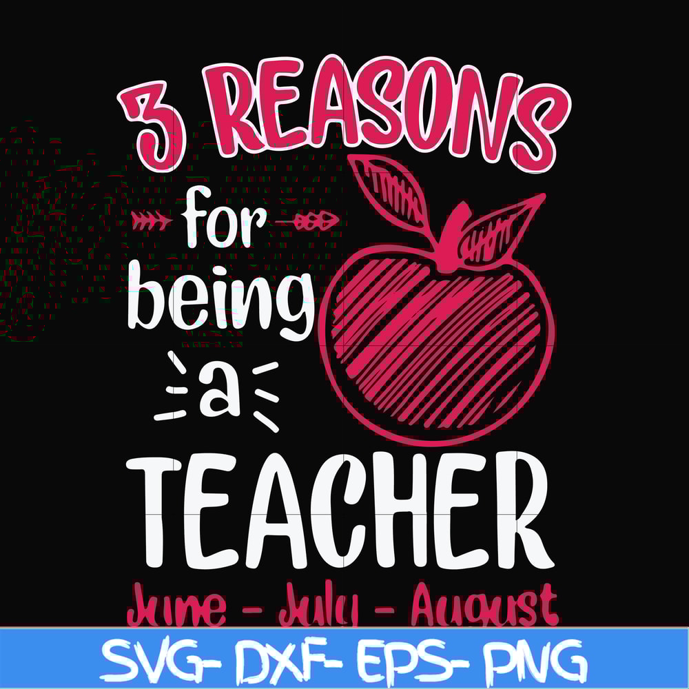FN000630-3 reasons for being a teacher svg, png, dxf, eps file FN000630.jpg