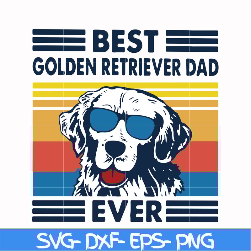 FTD30-Best golden retriever dad ever svg, png, dxf, eps, digital file FTD30.jpg