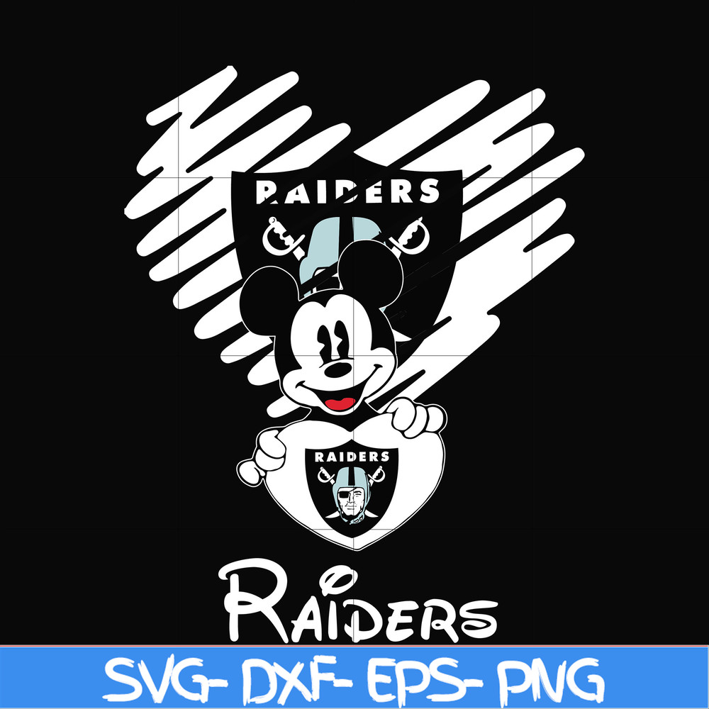 NNFL0048-Raiders heart svg, png, dxf, eps digital file NNFL0048.jpg