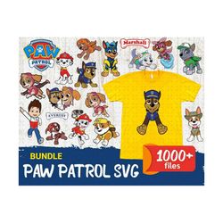 1000 bundle paw patrol svg, paw patrol mega bundle svg, paw patrol bundle svg, patrol svg, paw patrol png, paw patrol s
