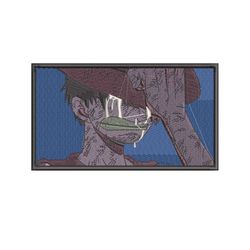 luffy crying box embroidery design download file anime one piece
