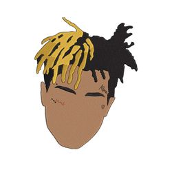 xxxtentacion face rapper embroidery design download file