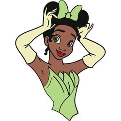 disney princess tiana the princess and the frog svg, disney svg, tiana svg, disney princess svg, mickey svg, walt disney