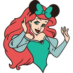 disney princess ariel the little mermaid svg, disney svg, ariel svg, disney princess svg, walt disney svg, childhood svg