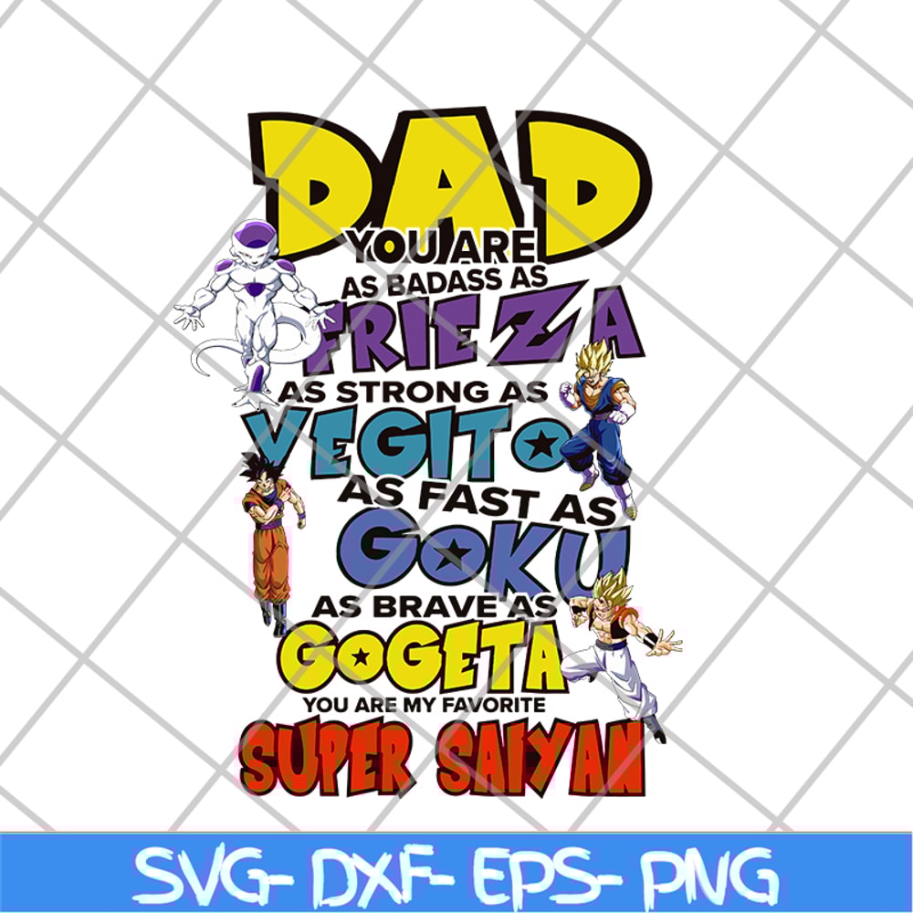 FTD21052107-Dragon Ball Z inspired My Favorite Dad or Favourite Fathers day or Birthday svg, png, dxf, eps digital file FTD21052107.jpg