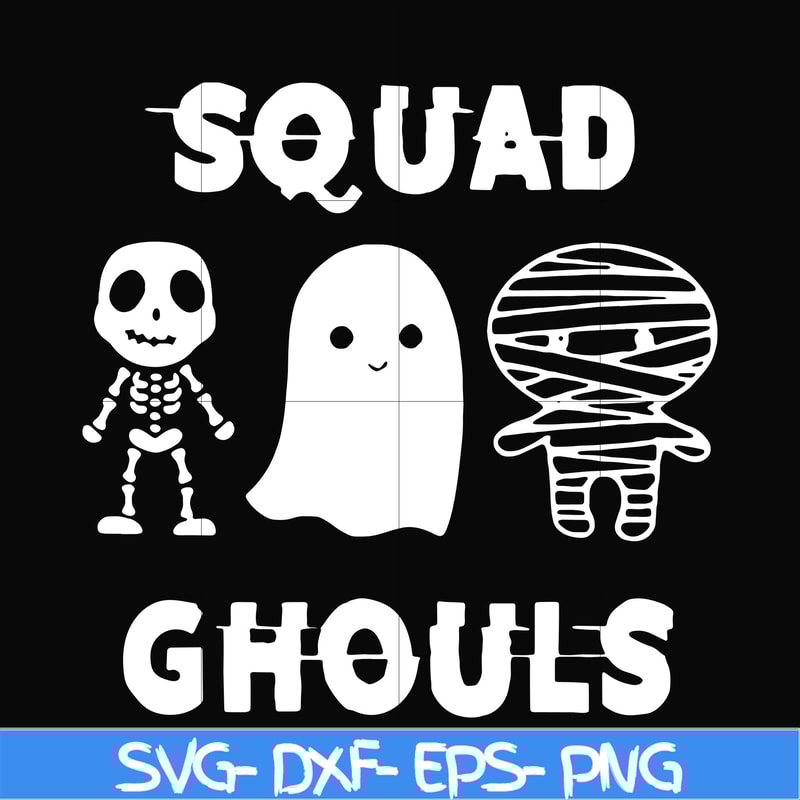 HLW0030-Squad ghouls svg, halloween svg, png, dxf, eps, digital file HLW0030.jpg