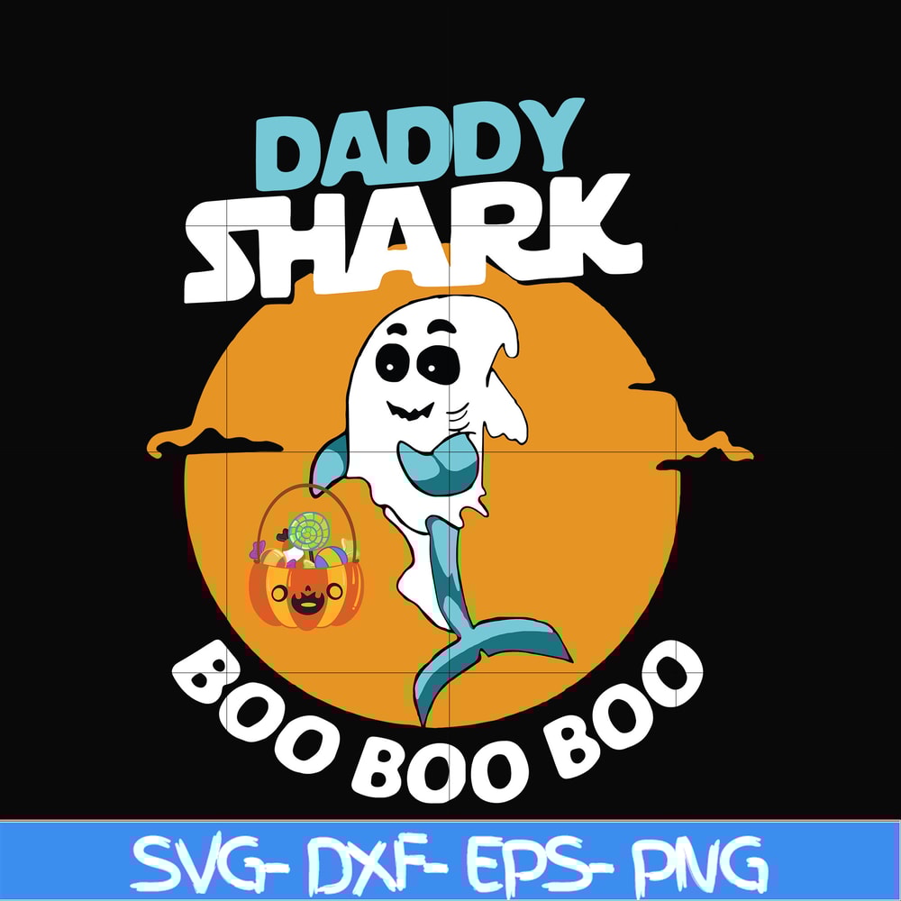 HLW0093-Daddy shark boo boo boo svg, png, dxf, eps digital file HLW0093.jpg
