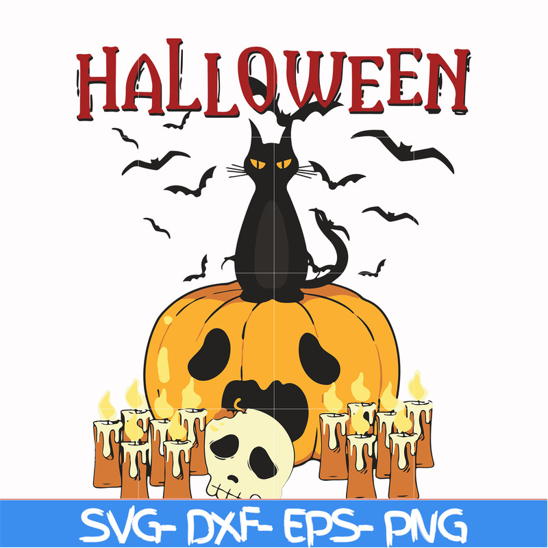 HLW17072020-Cat halloween svg, png, dxf, eps digital file HLW17072020.jpg