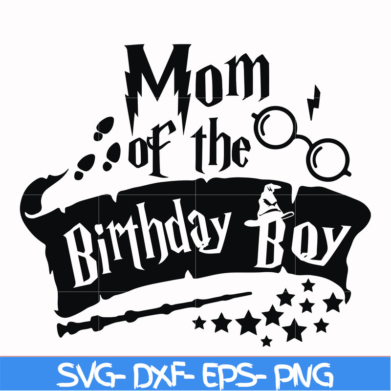 HRPT00016-Mom of the birthday boy svg, png, dxf, eps file HRPT00016.jpg