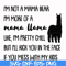 FN000263-I'm not a mama bear I'm more of a mama llama Uke I'm pretty chill but I'll kick you in the face if you mess with my kids svg, png, dxf, eps file FN0002