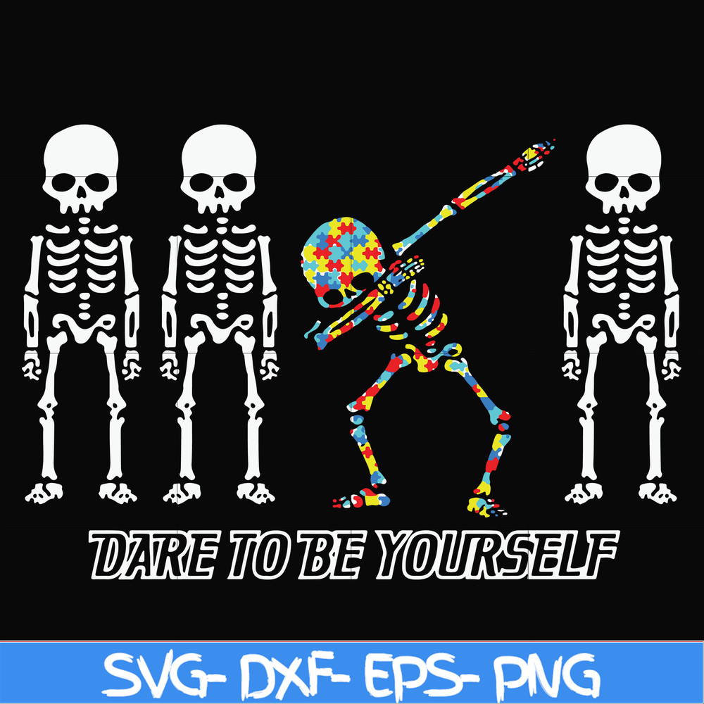 FN00057-Dare to be yourself svg, png, dxf, eps file FN00057.jpg