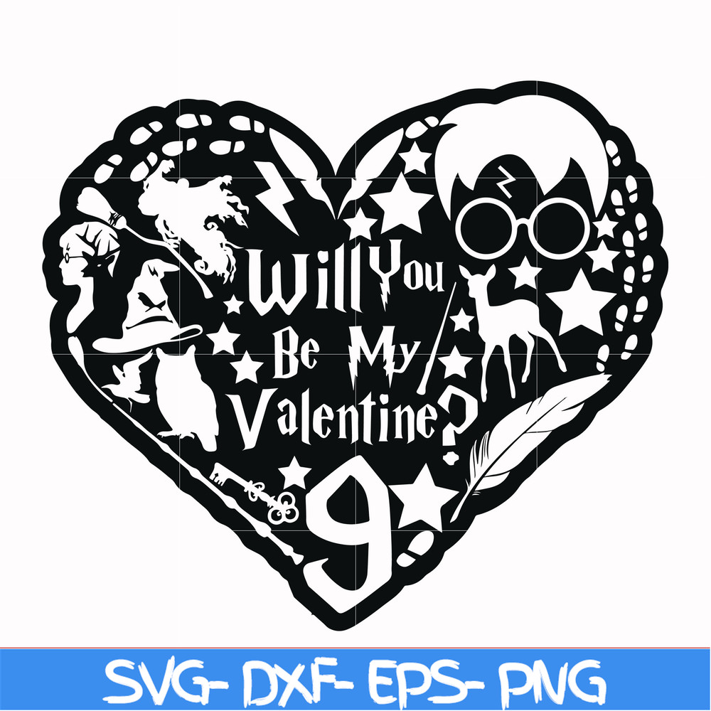 HRPT00034-Will you be my valentine svg, png, dxf, eps file HRPT00034.jpg